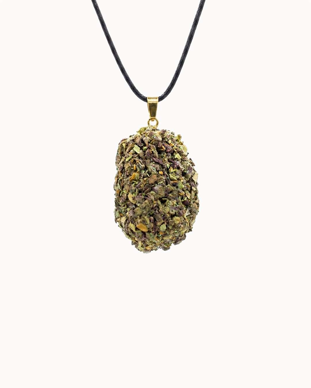 Green Nug Rope Necklace