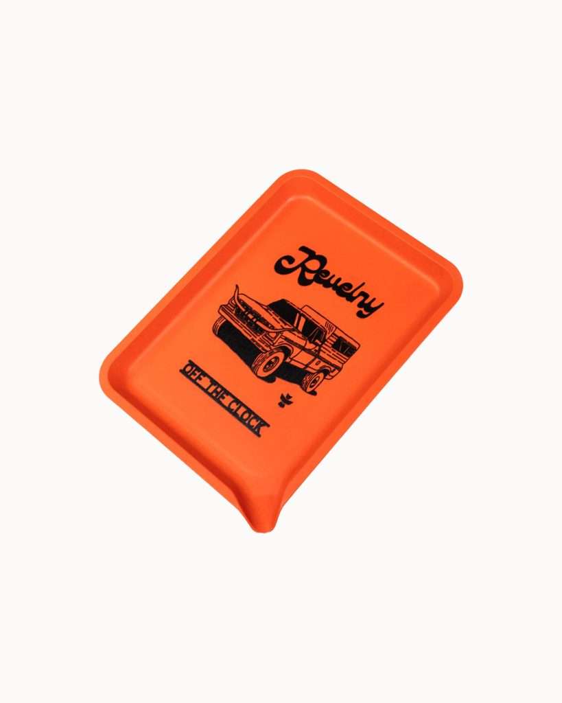 Sunset Orange Hemp Rolling Tray