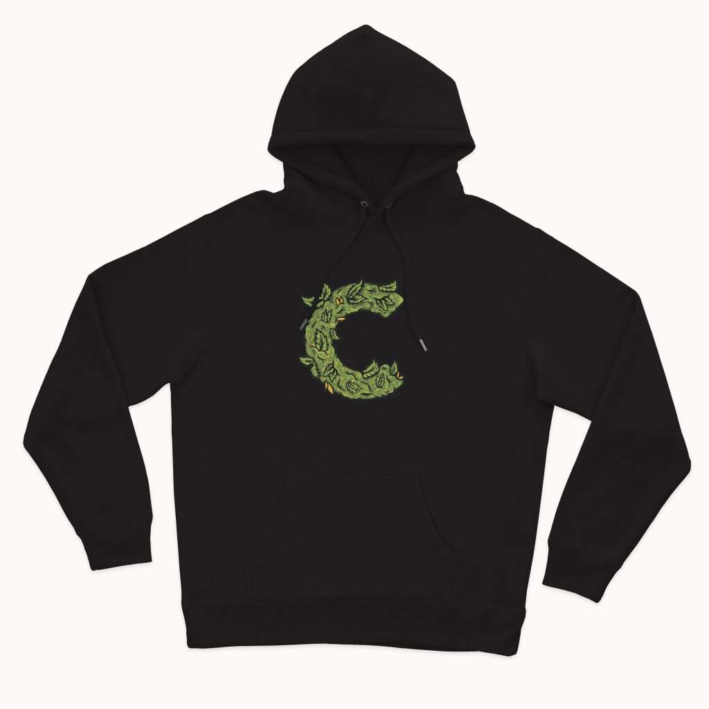 Capital C Black Hoodie